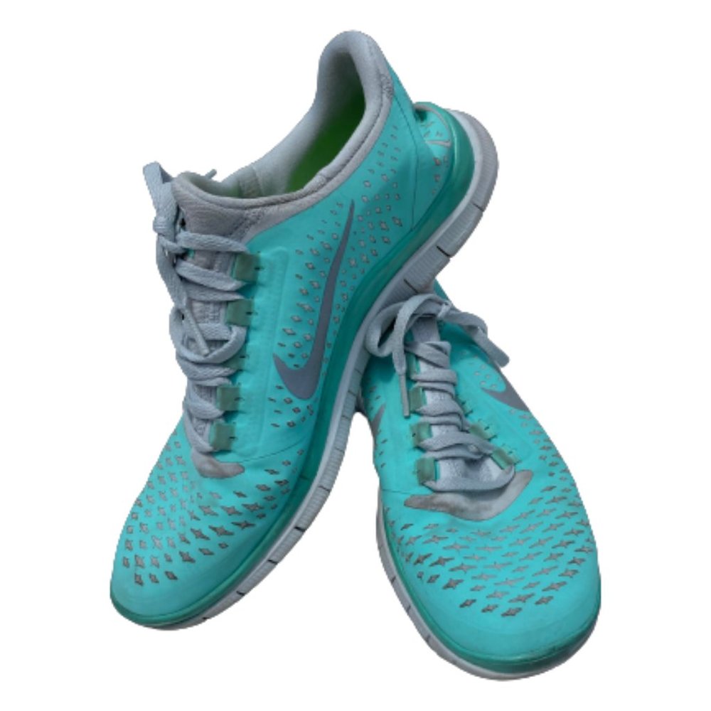 NIKE WOMEN FREE 3.0 511495-300 BLUE MESH SIZE 9.5